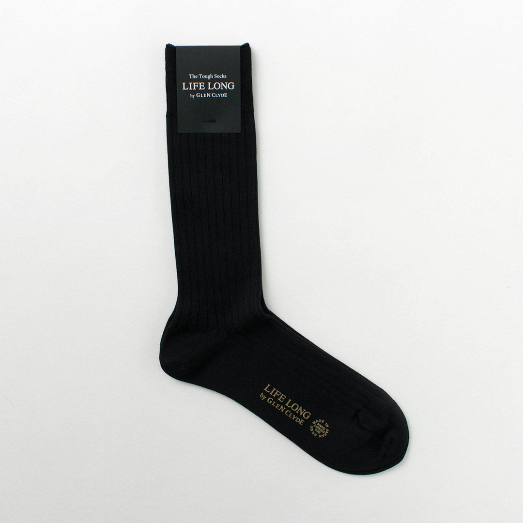 LIFE LONG BY GLEN CLYDE / TS-5 Cotton and Cordura Rib Socks