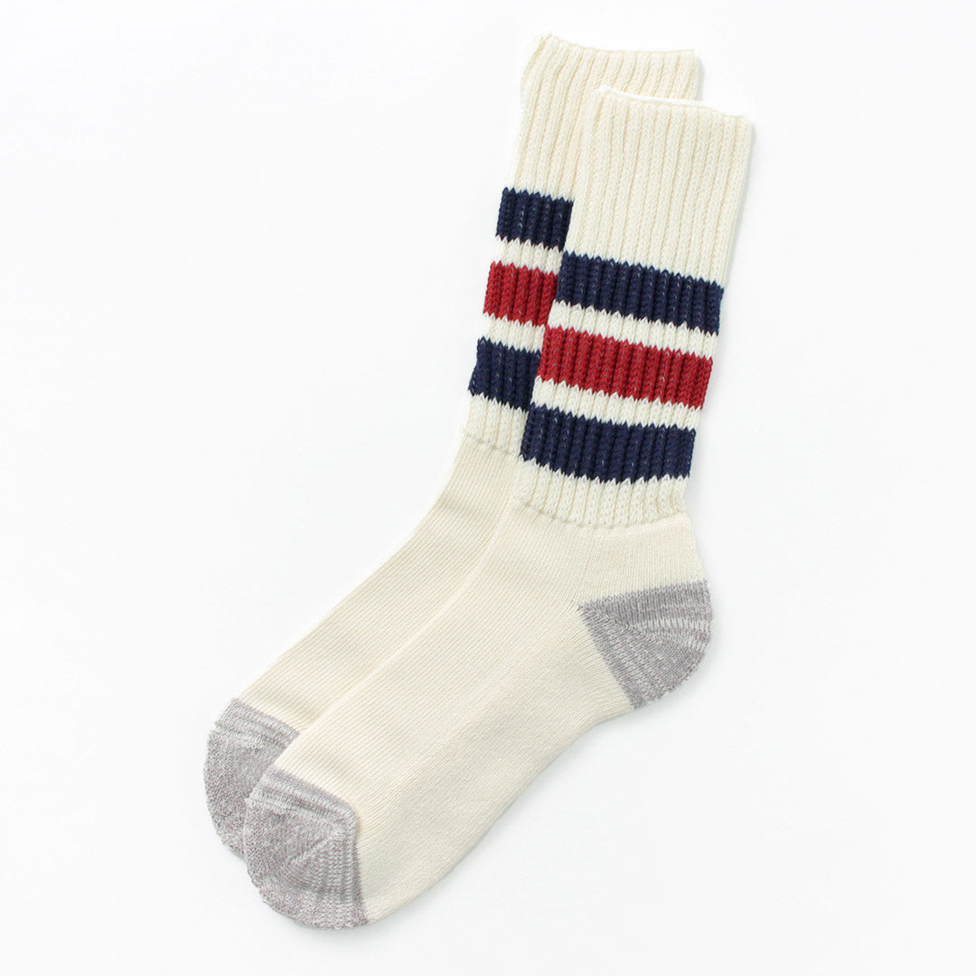 ROTOTO / R1255 Coarse Ribbed Old School Socks