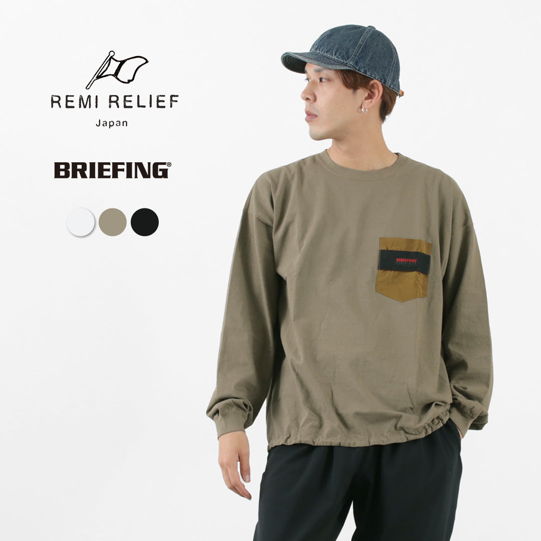 REMI RELIEF × BRIEFING / Long Sleeve T-Shirt 1