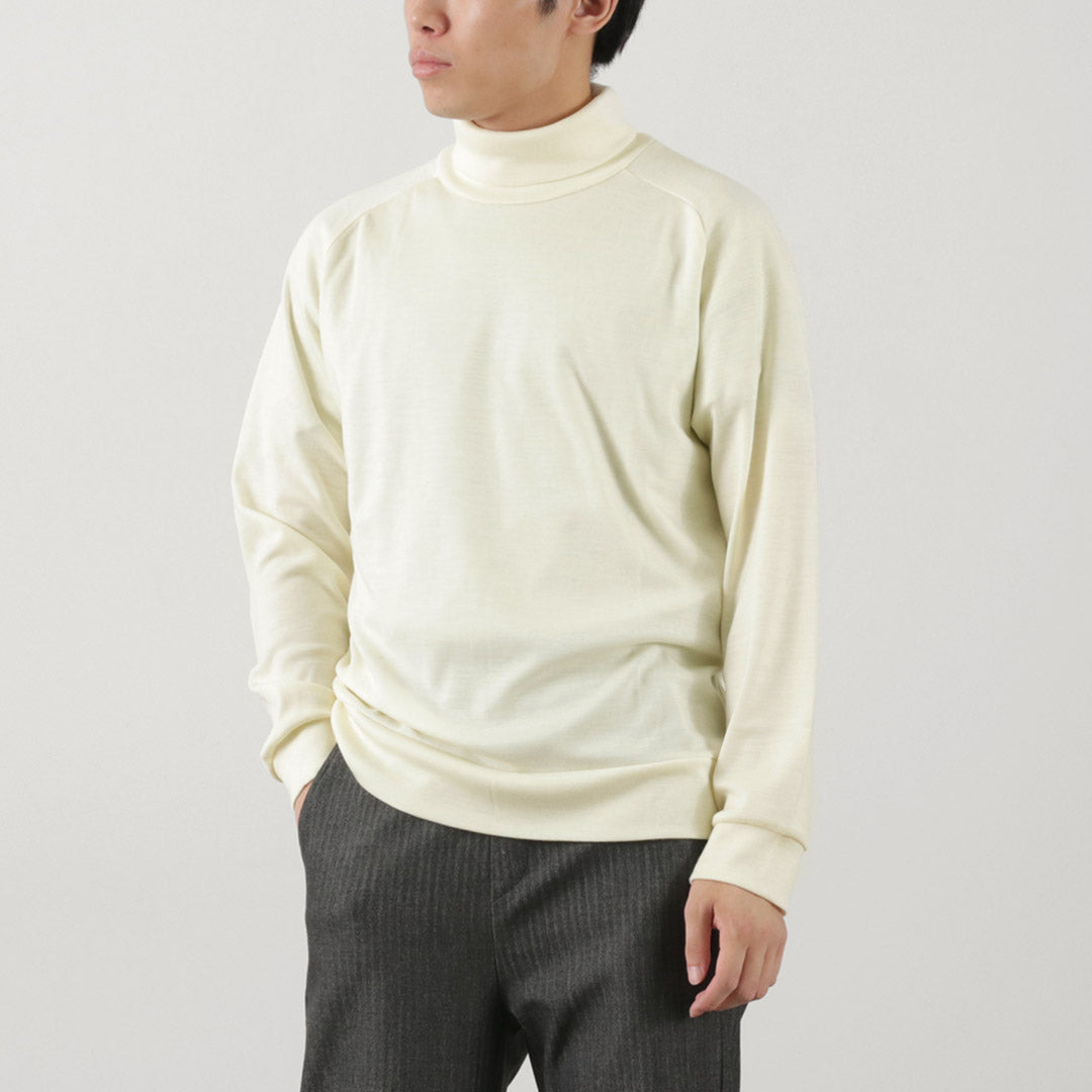 RE MADE IN TOKYO JAPAN / Dress Wool Jersey Turtleneck