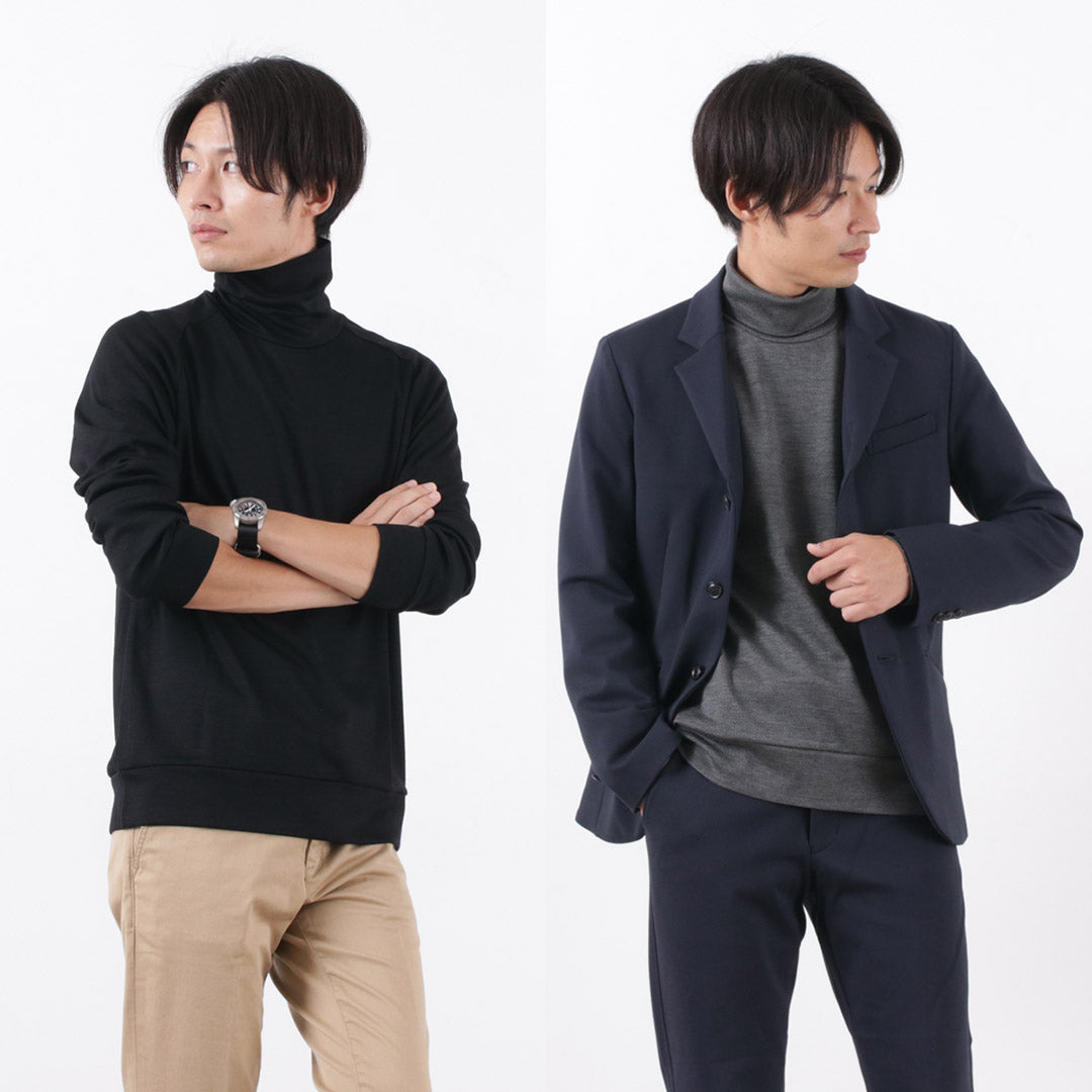 RE hecho en Tokio Japón / Dress Wool Jersey Turtleneck