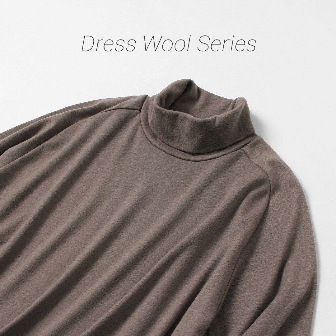 RE MADE IN TOKYO JAPAN / Turtleneck Dress Wool Knit