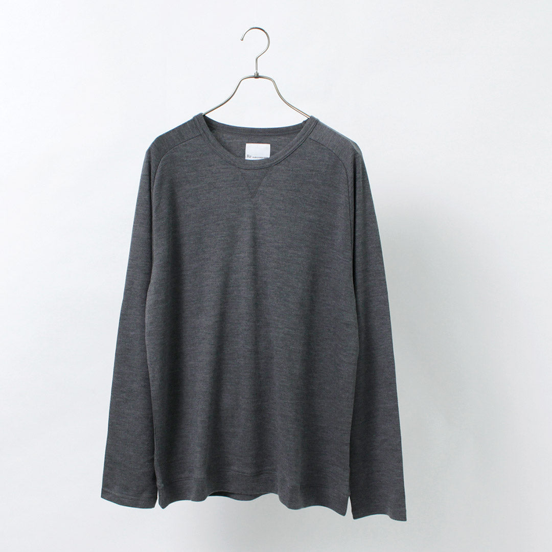 Re Hecho en Tokio Japón / Dress Wool Knit Crew Neck