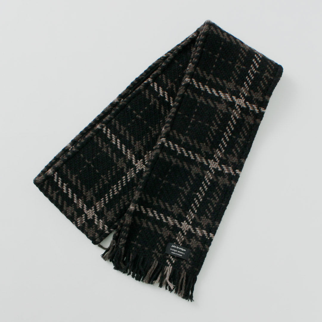 JOHN BRANIGAN / Irish Tweed Knit Scarf Scarf