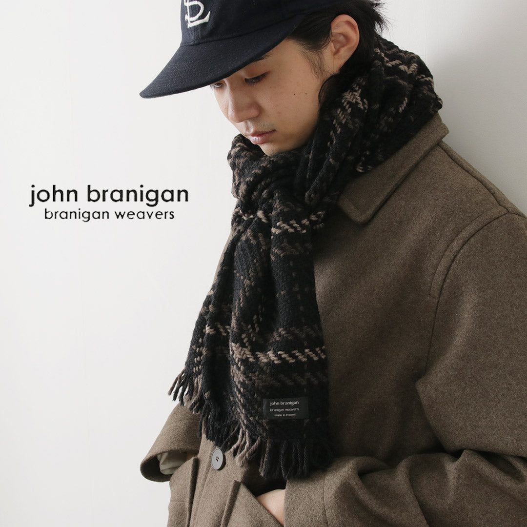 JOHN BRANIGAN / Irish Tweed Knit Scarf Scarf