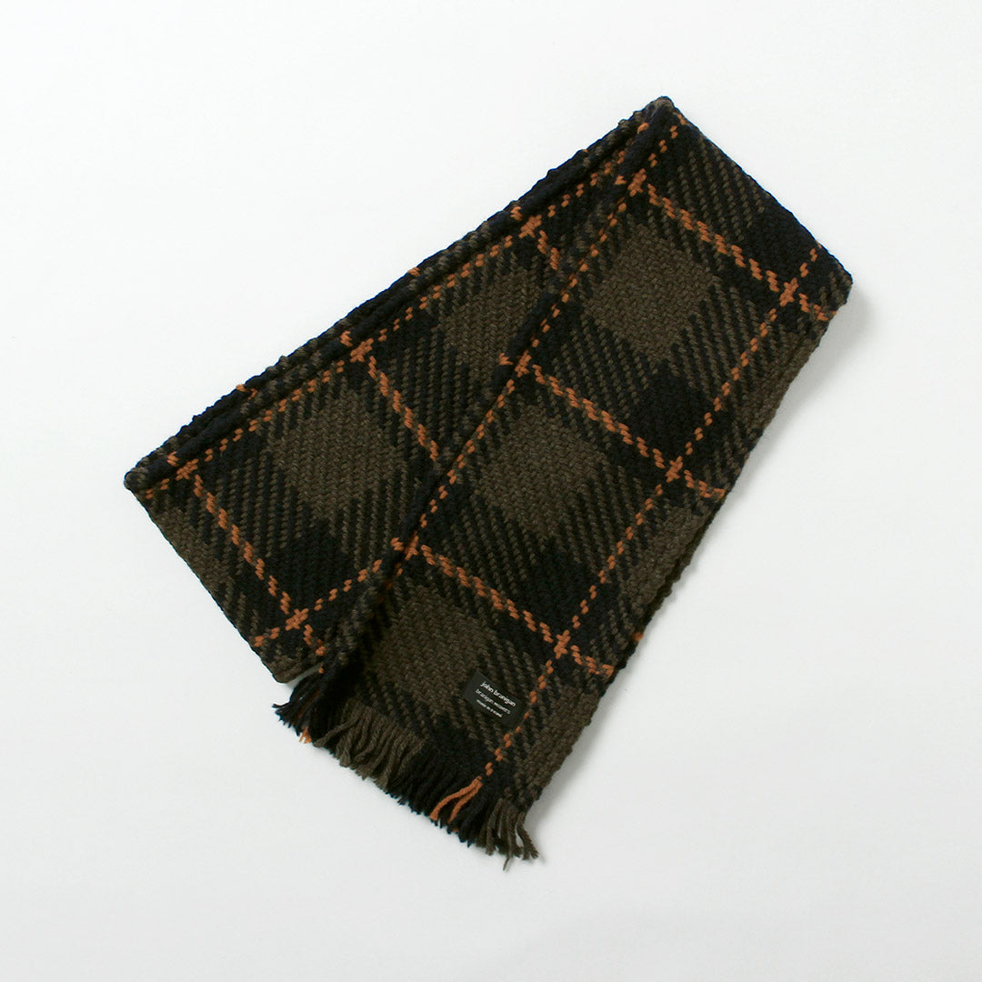JOHN BRANIGAN / Irish Tweed Knit Scarf Scarf