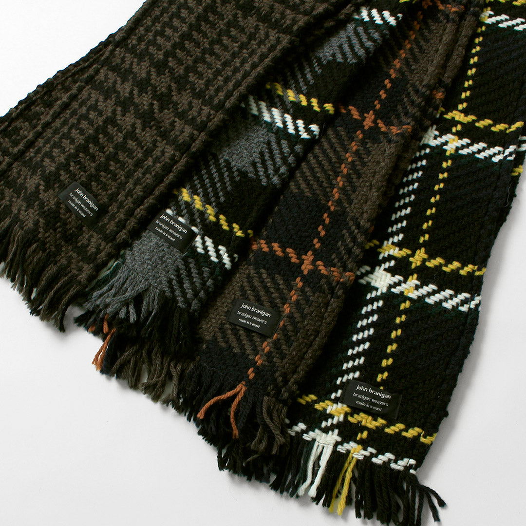JOHN BRANIGAN / 아이리시 트위드 니트 스카프 스카프