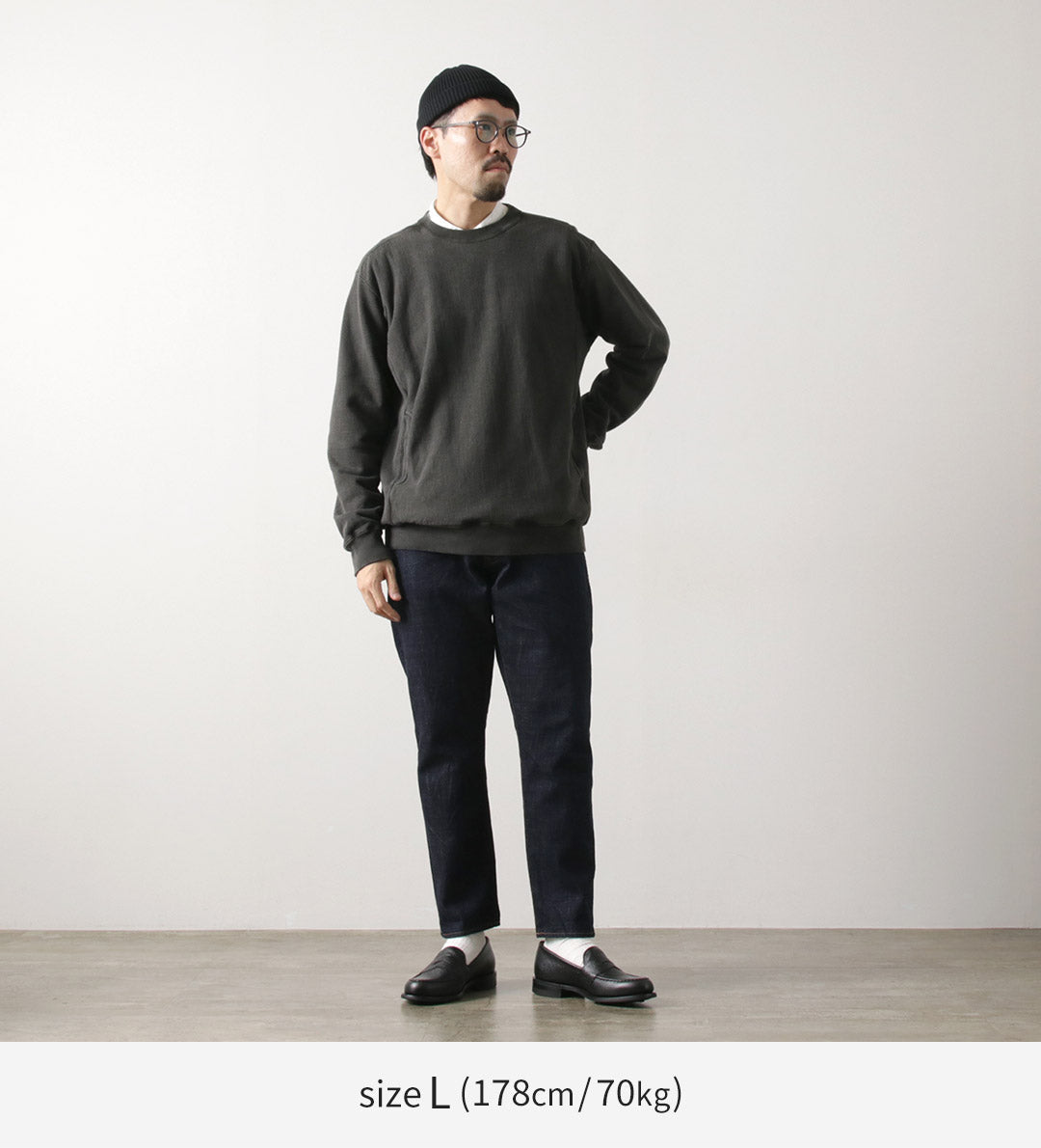 GOOD ON / Heavy Crew Sweatshirt