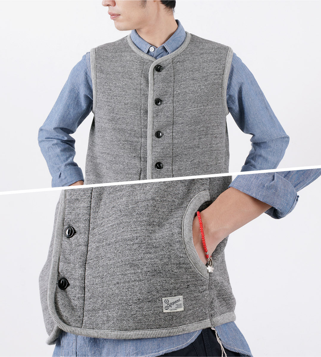 KEPANI / Houston Raffy Lined Vest