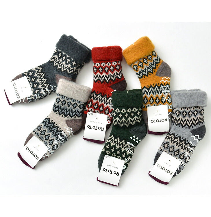 ROTOTO / R1260 Comfy Room Socks NORDIC