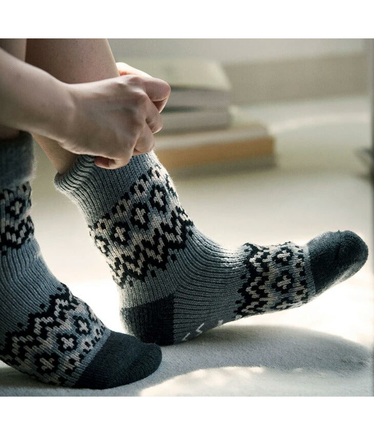 Rototo / R1260 Chaussettes de chambre confortable nordique