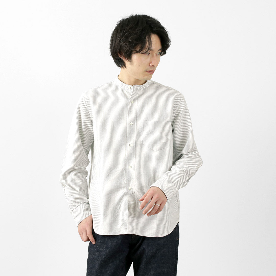 Rococo / American Ox Band Collar Shirt