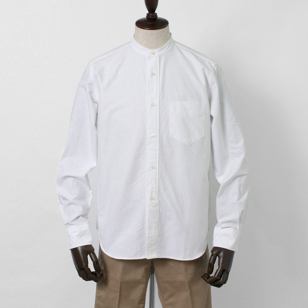 ROCOCO / American Ox Band Collar Shirt