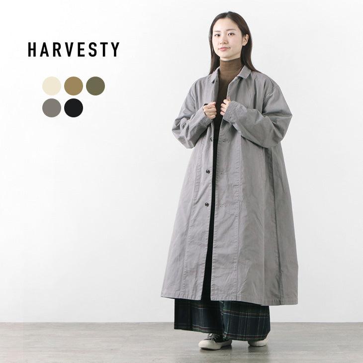 HARVESTY / Chino Cloth Overcoat