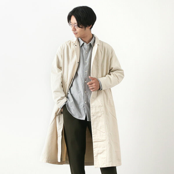 HARVESTY / Chino Cloth Overcoat