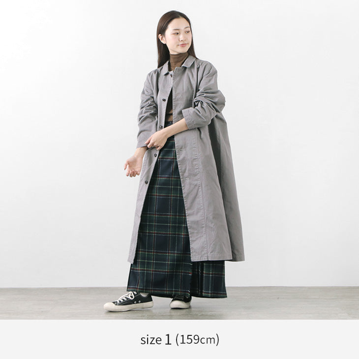 HARVESTY / Chino Cloth Overcoat