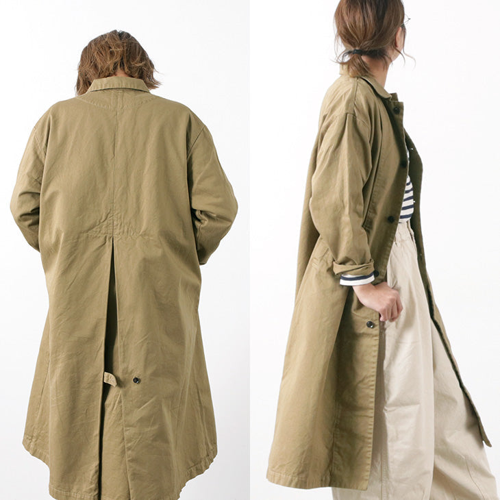 HARVESTY / Chino Cloth Overcoat