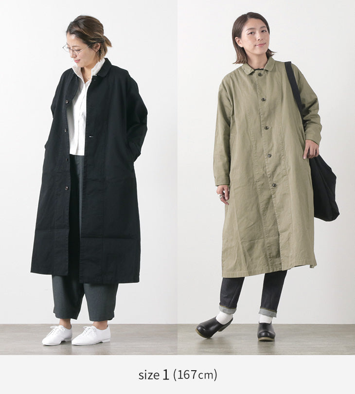 HARVESTY / Chino Cloth Overcoat