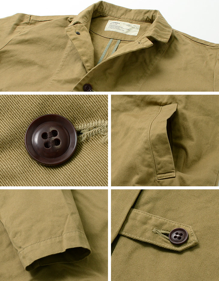 HARVESTY / Chino Cloth Overcoat