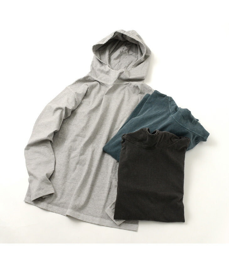 GOOD ON / Pullover hooded T-shirt/long sleeves