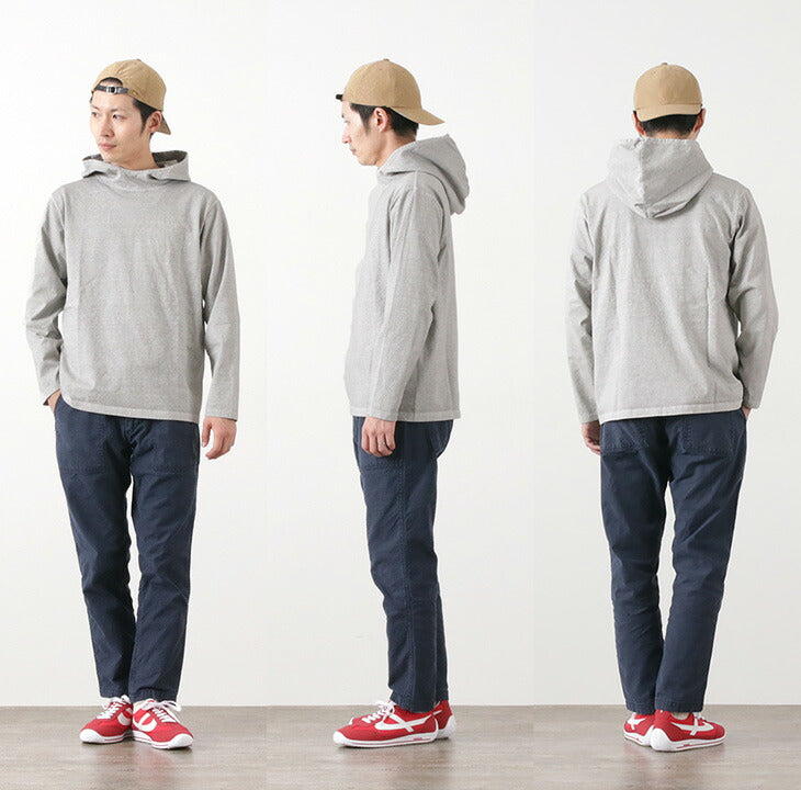 GOOD ON / Pullover hooded T-shirt/long sleeves