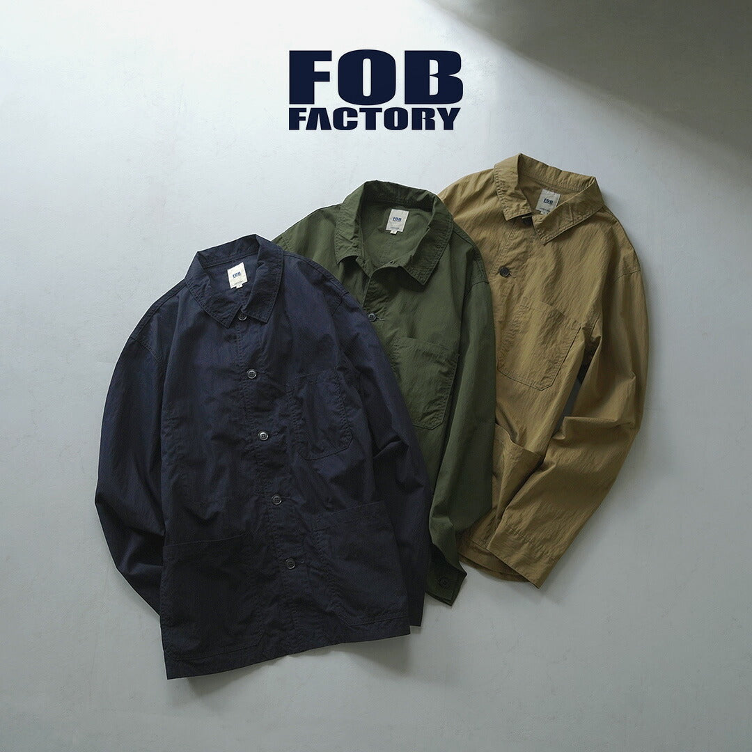 Fob Factory / F2394 Veste de chemises françaises