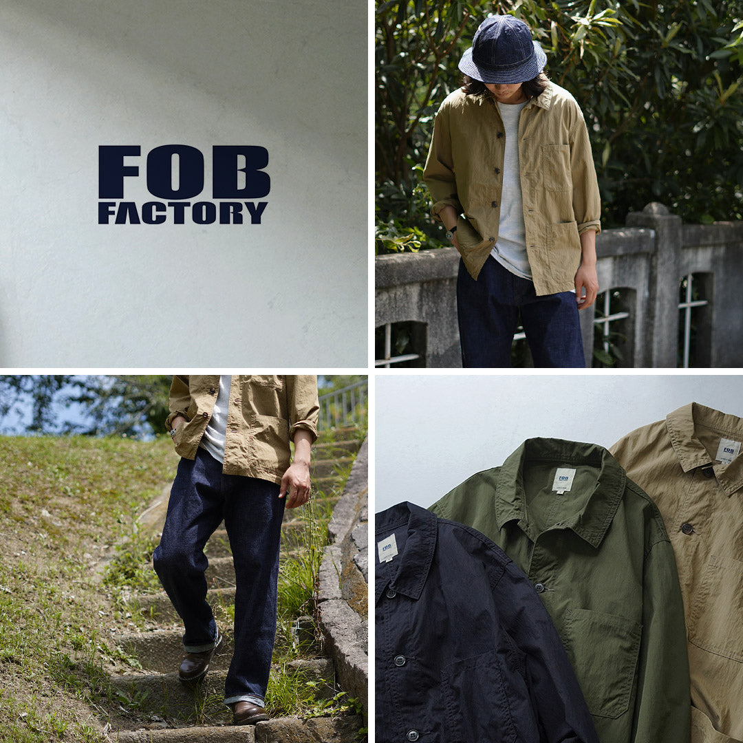 Fob Factory / F2394 Veste de chemises françaises