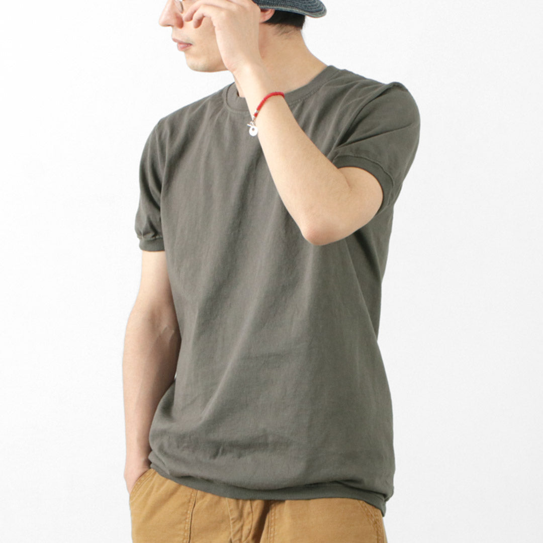 GOODWEAR / Crew Neck Short Sleeve T-Shirt Cuff and Hem Rib