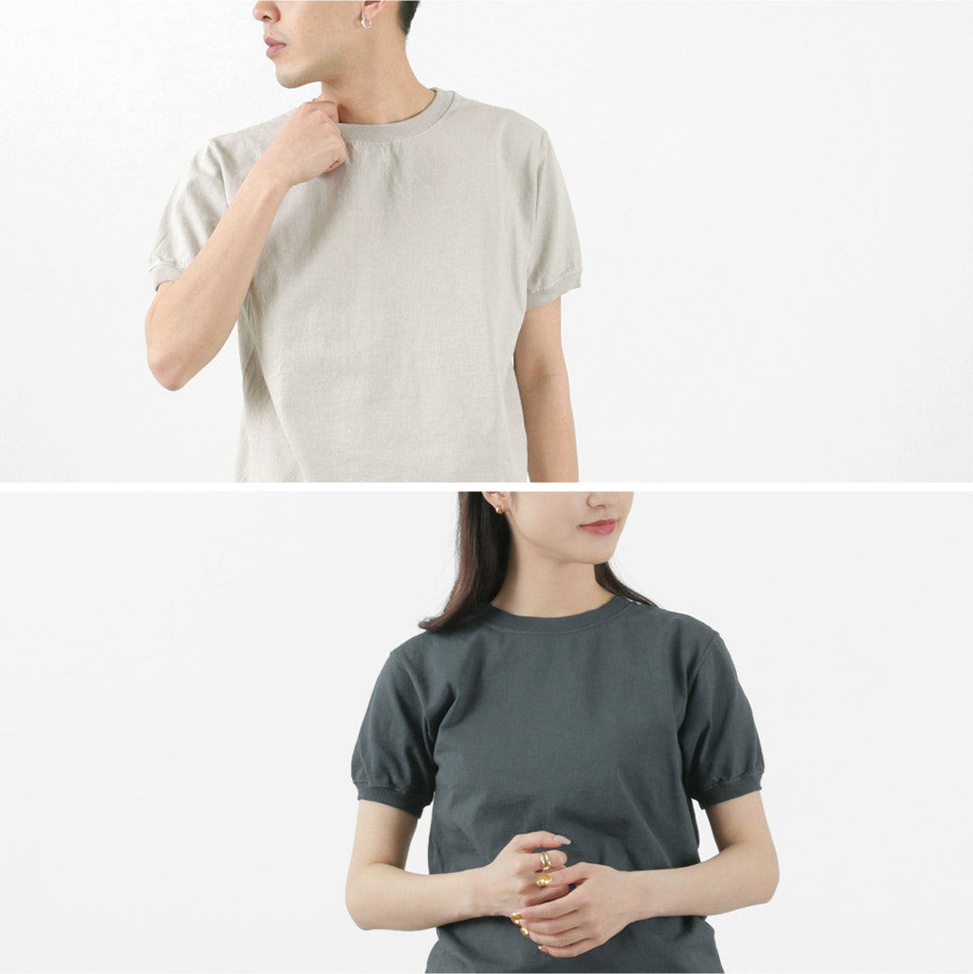 GOODWEAR / Crew Neck Short Sleeve T-Shirt Cuff and Hem Rib