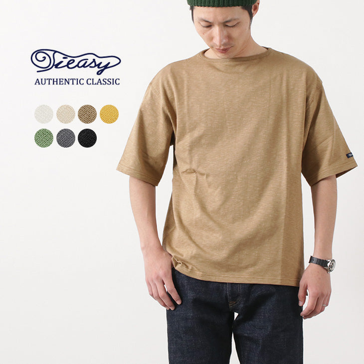 TIEASY / TE001SS HDCS Light Big Boat Neck T-Shirt