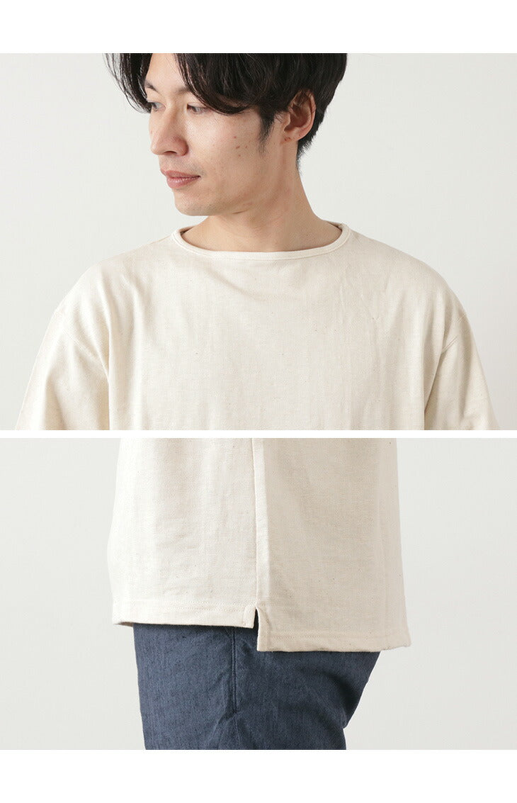 TIEASY / TE001SS HDCS Light Big Boat Neck T-Shirt