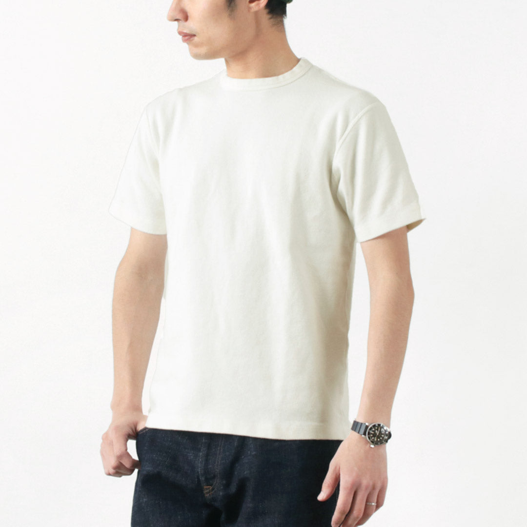 BARNS / Heavy Spun Milled Short Sleeve T-Shirt