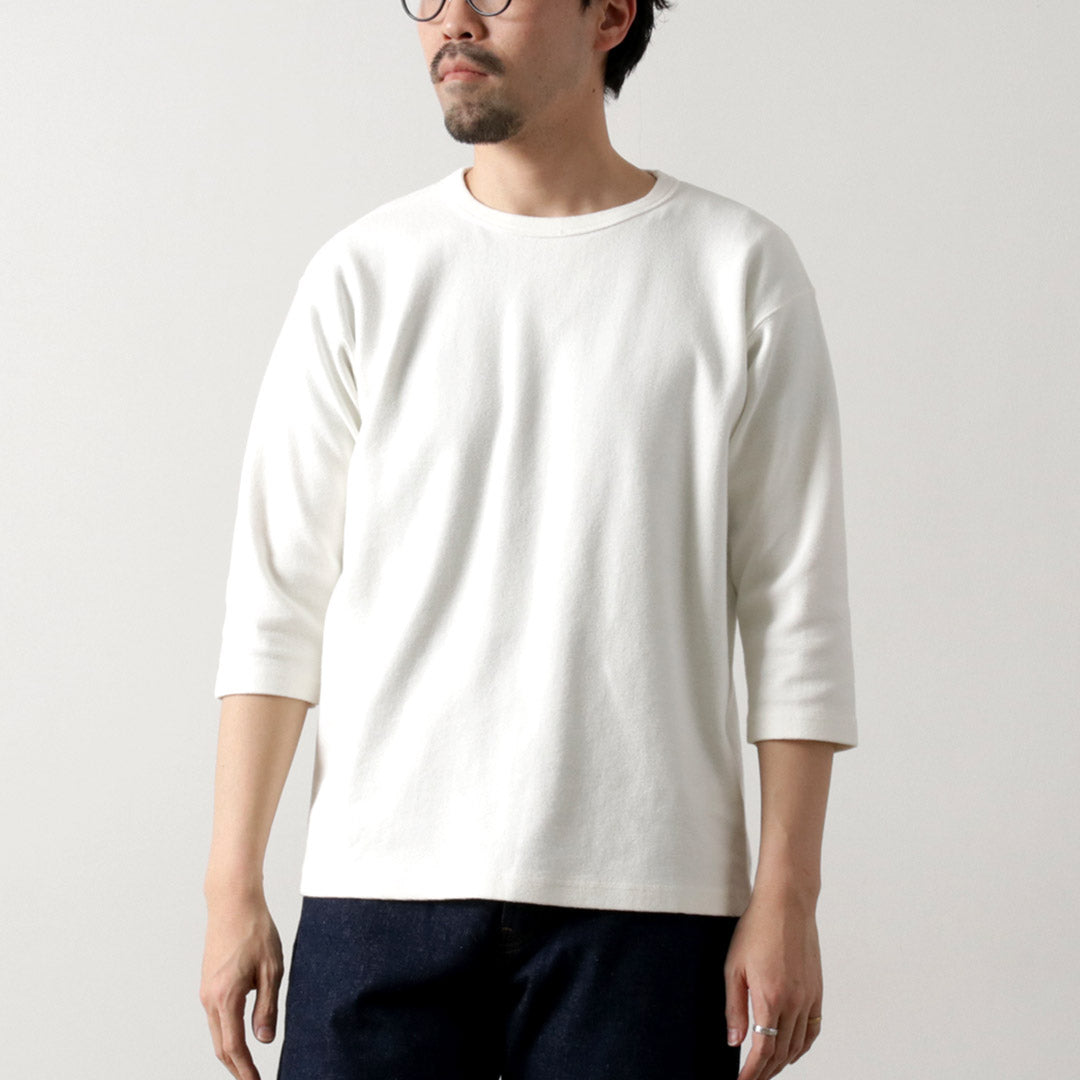 BARNS / Heavy Spun Fraise 6.5 sleeve T-shirt