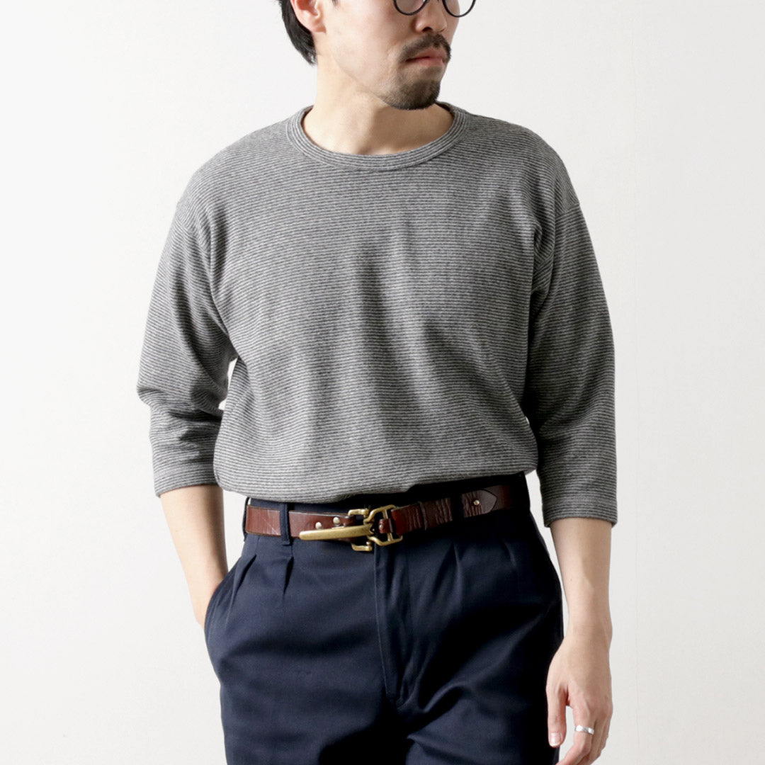 BARNS / Heavy Spun Fraise 6.5 sleeve T-shirt