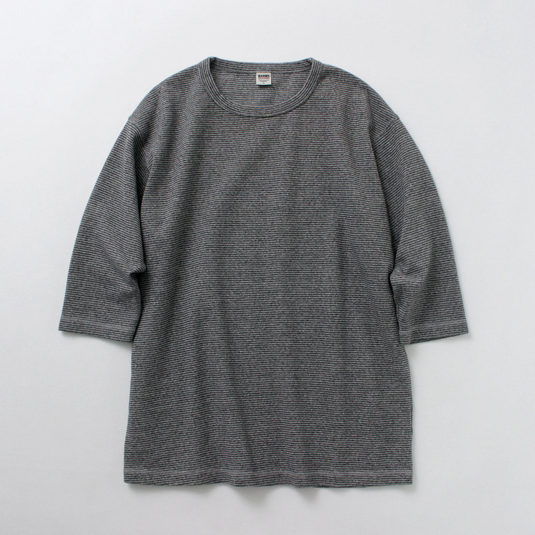 BARNS / Heavy Spun Fraise 6.5 sleeve T-shirt