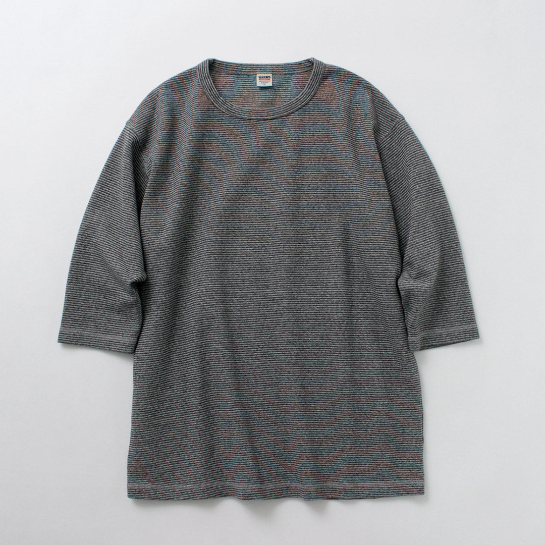 BARNS / Heavy Spun Fraise 6.5 sleeve T-shirt