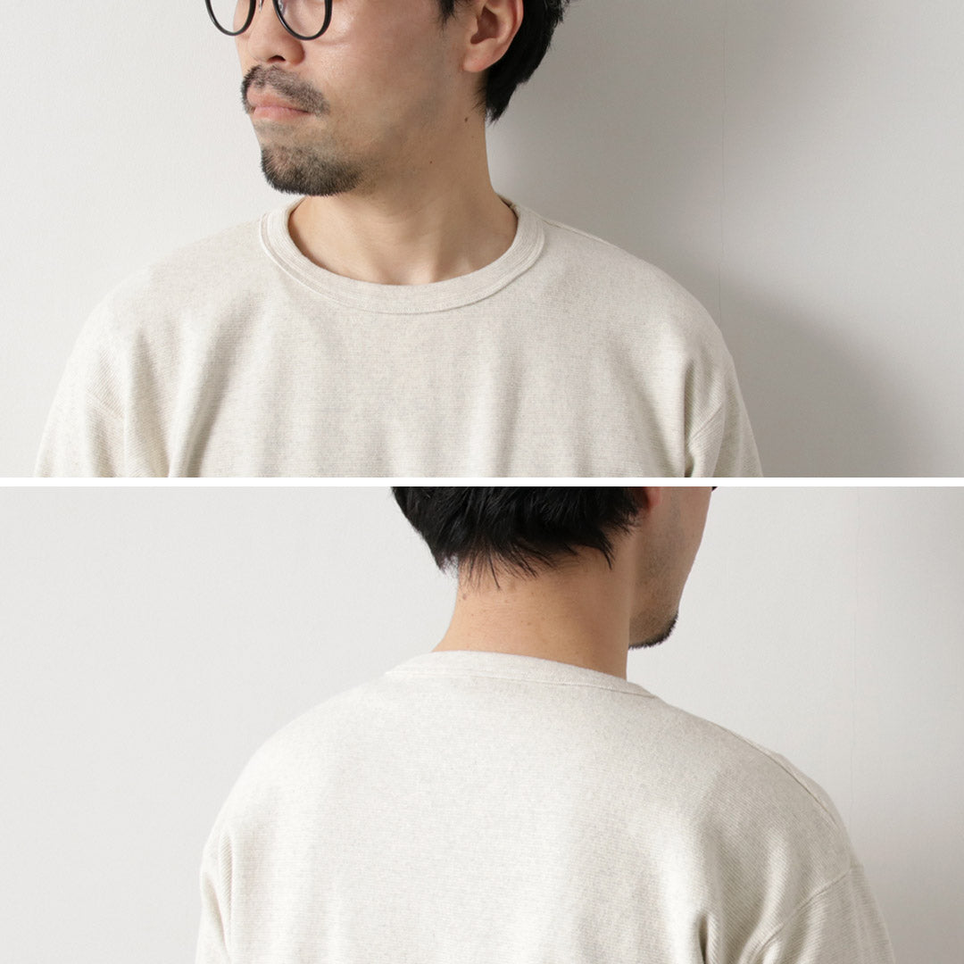 BARNS / Heavy Spun Fraise 6.5 sleeve T-shirt