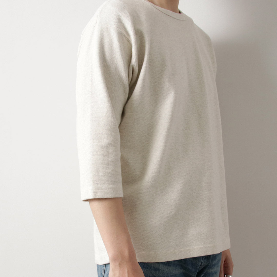 BARNS / Heavy Spun Fraise 6.5 sleeve T-shirt