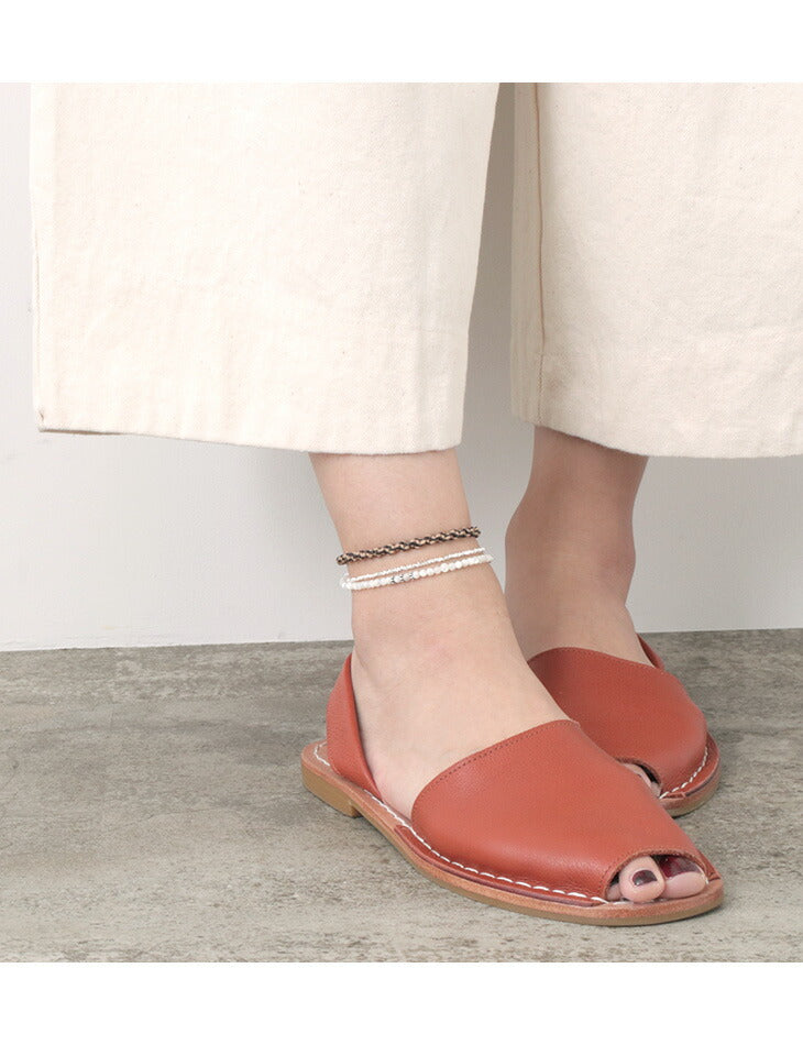 Chalisa T .. / 둥근 쉘 랩 Anklet / Karen Silver Flat Beads