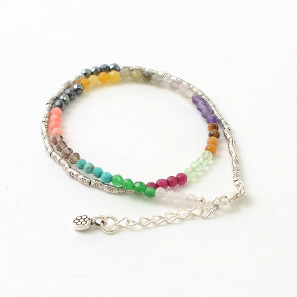 PHADUA / Multi Stone Wrap Bracelet