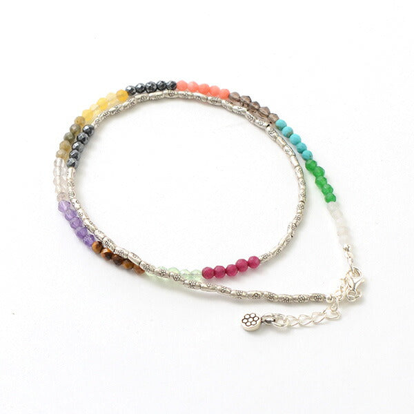 PHADUA / Multi Stone Wrap Anklet