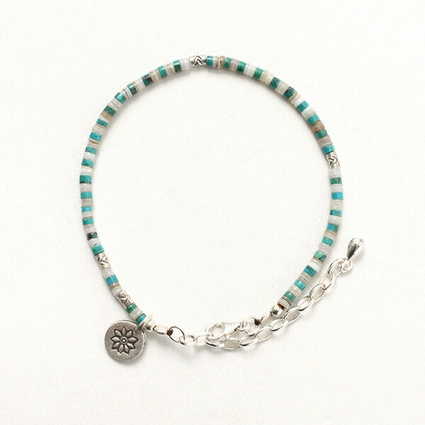 Phadua / Turquoise 및 Shell Anklet