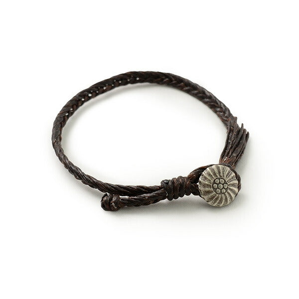 Phadua / cera Cord Concho Pulsera Fishbone Braid