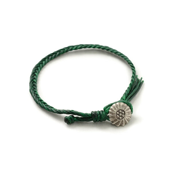 Phadua / cera Cord Concho Pulsera Fishbone Braid