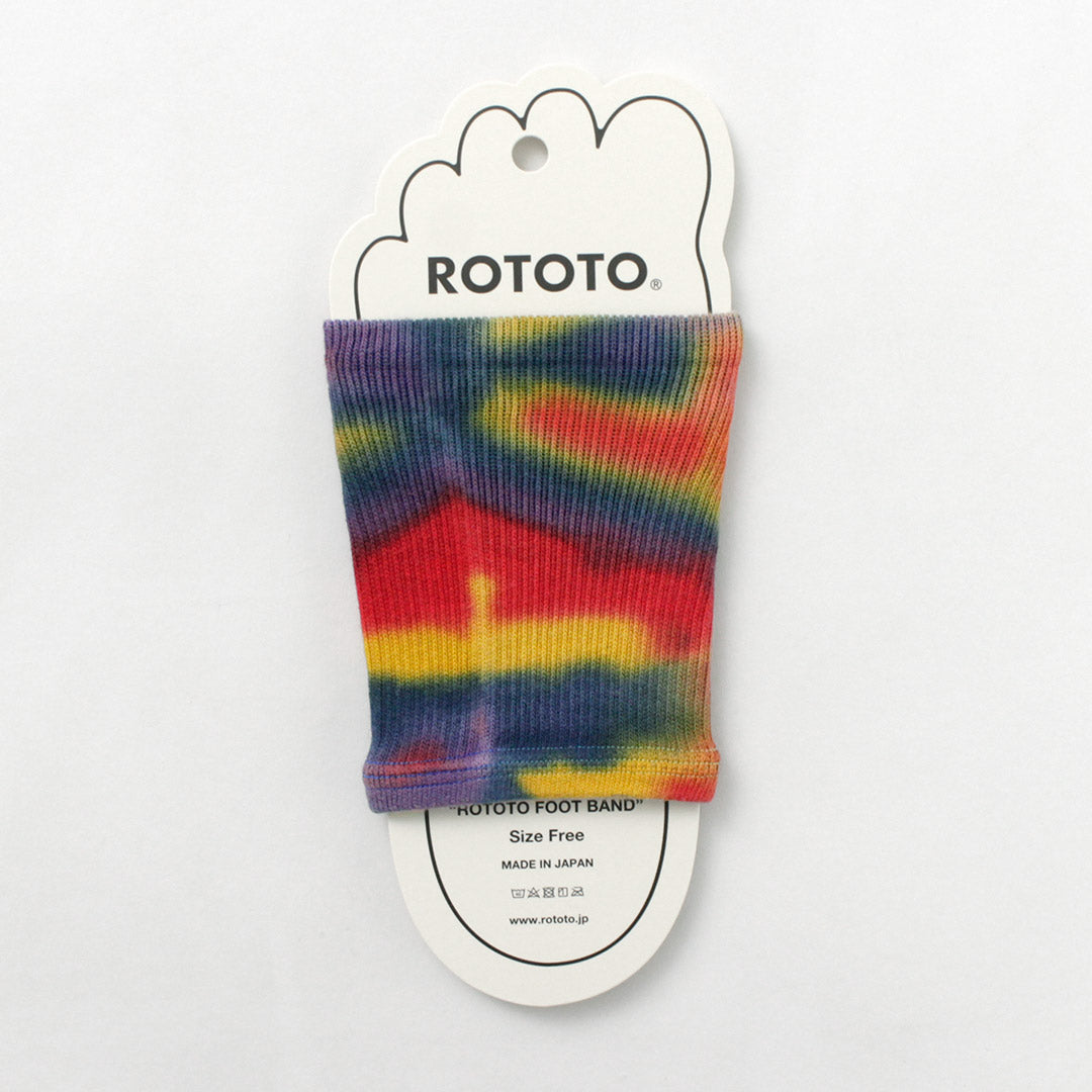 ROTOTO / R1314 Foot Band Tie Dye