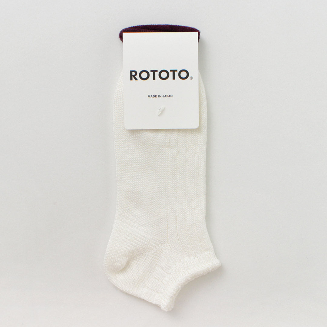 rototo /亞麻棉肋襪子短