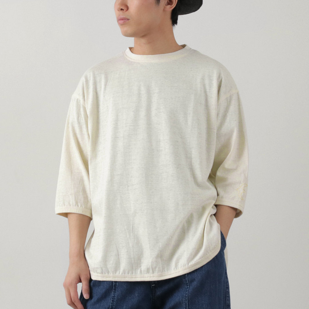 SLOW HANDS / Hemp Cotton Crew Neck T-Shirt