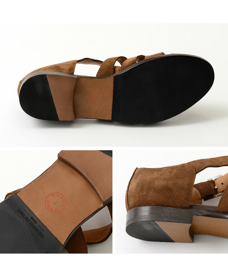 WheelRobe / Gurkha Sandal 스웨이드