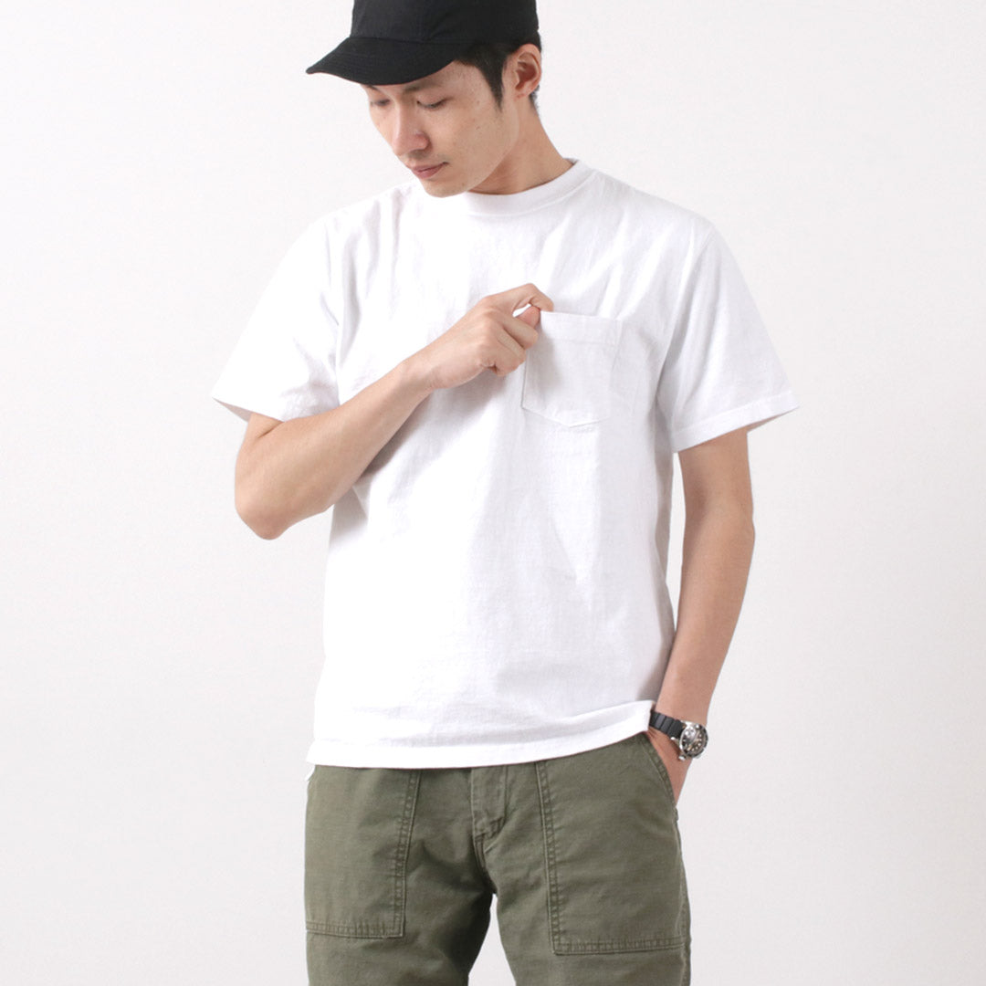 GOOD ON / Heavy Set-in Sleeve Short Sleeve Pocket T-Shirt