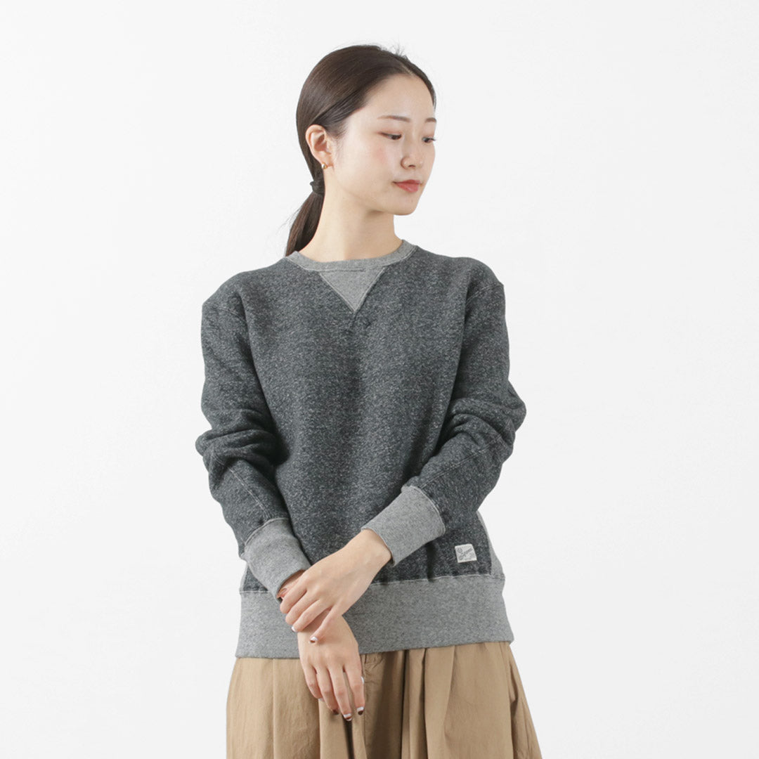 Kepani / Crew Neck Set-In Sleeve Sweatshirt